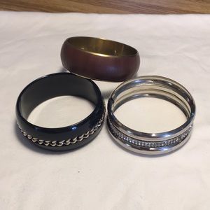 Ladies’ Collection of Fashion Jewelry Bracelets Set of Three, For Small Wrists